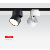 Dimmable and rotatable folding ceiling light 7W 12W 18W AC85V-285V LED surface mounted downlight astigmatism track light