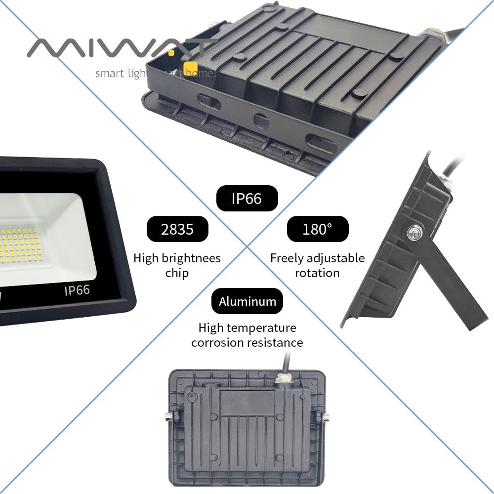 Led Flood Light AC220V 15W 25W 45W 75W 120W Reflector Spotlight Floodlights IP66 Waterproof Outdoor Lighting For Street Square