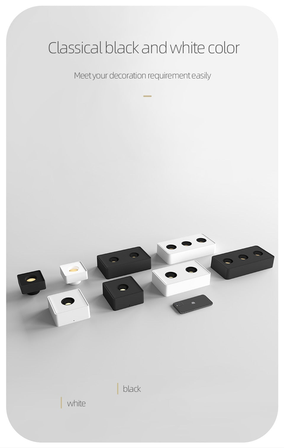 Aisilan Ultra-thin Led Surface Mounted Ceiling Downlight Anti-glare No Flicker Spot light for indoor Foyer Living Room AC90-260V