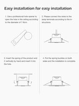 6pcs OPPLE LED Downlight Spot Light Ceiling lamp RC-US 4W 6W Warm White 3000K Cool White 6500K Flicker Free Energy Saving