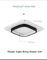 Nordic Downlight Recessed Creative Ceiling Lamp Surface Mounted aisle corridor lights Living Room Bedroom Entrance Hall Lighting