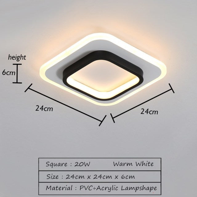Nordic Downlight Recessed Creative Ceiling Lamp Surface Mounted aisle corridor lights Living Room Bedroom Entrance Hall Lighting