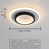 Nordic Downlight Recessed Creative Ceiling Lamp Surface Mounted aisle corridor lights Living Room Bedroom Entrance Hall Lighting