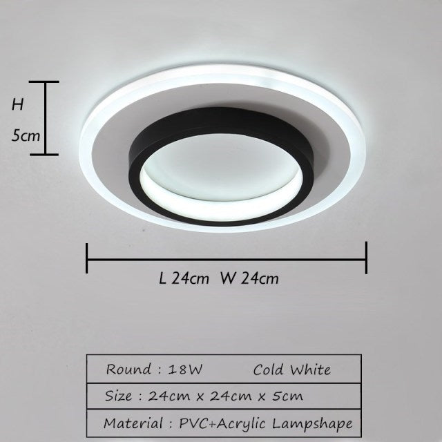Nordic Downlight Recessed Creative Ceiling Lamp Surface Mounted aisle corridor lights Living Room Bedroom Entrance Hall Lighting