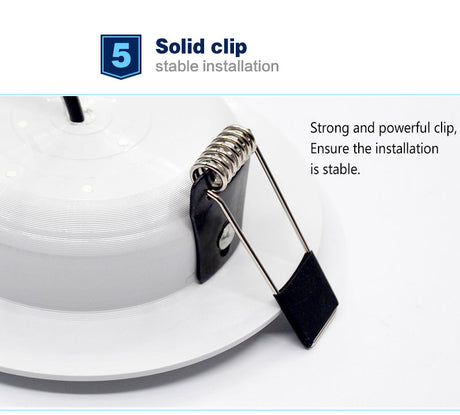 Dimmable Waterproof 10 pcs LED Downlight AC220V 230V 5W 7W 9W 12W 15W 18W LED indoor Lamp Recessed LED Spot Light For Bathroom