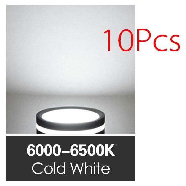 Led Downlight 7W 9W 12W 15W 18W 5W Center and Edge Glow Ceiling Spot Light 10Pcs Dimmable AC220V Recessed Indoor Lighting