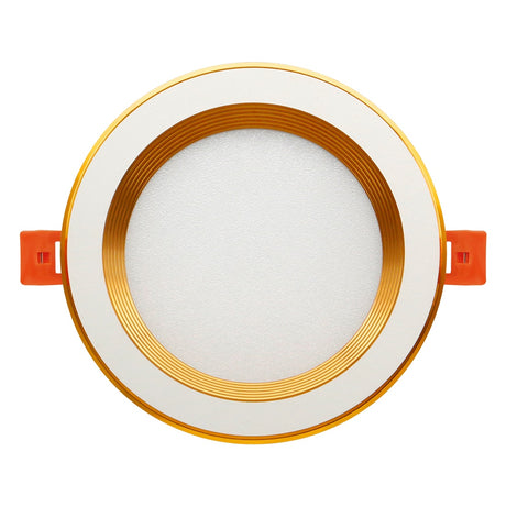  New Three Light Temperatures Anti Glare Recessed Downlight 7W 10W 12W 15W Round LED Ceiling Downlight Pic Background