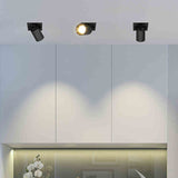 DBF Square Angle Adjust Stretchable LED COB Recessed Downlight 7W 10W 12W LED Ceiling Spot Light Kitchen Living room Indoor