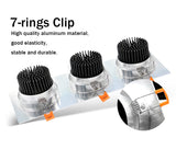 DBF High CRI 3 Heads Square LED Recessed Downlight Dimmable 15W 21W 30W 36W Ceiling Spot Light 3000K/4000K/6000K Home Decoration