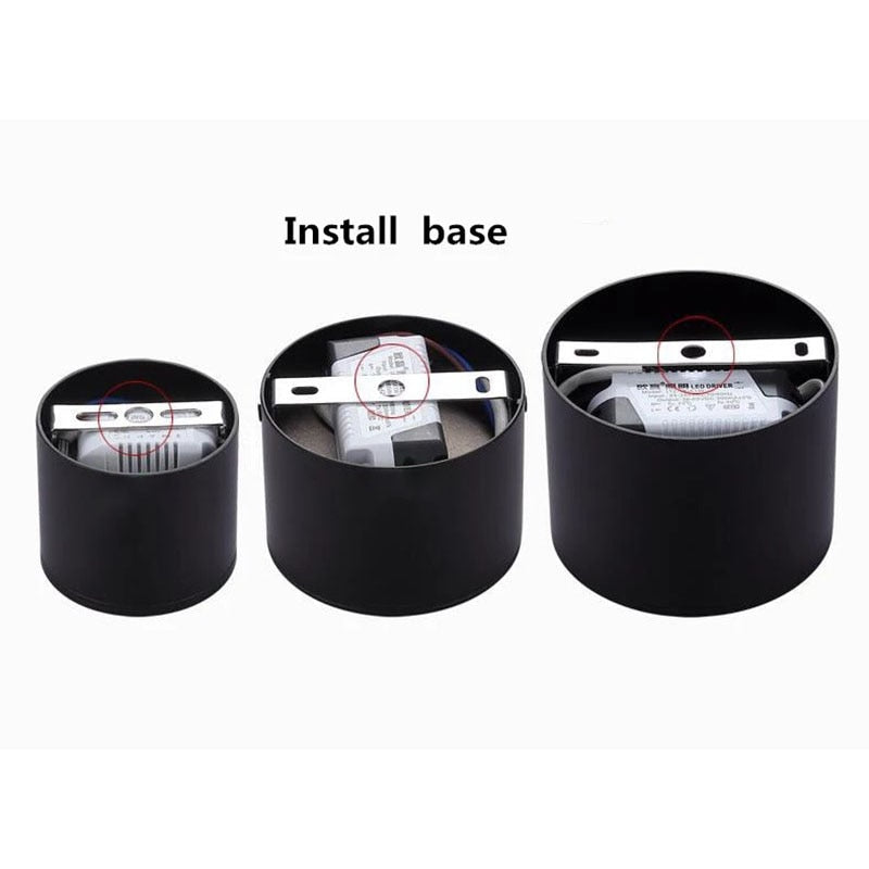 Surface Mounted dimmable  LED downlight 5W 7W 12W 18W LED ceiling spotlight AC85~265V LED surface light indoor lighting