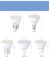 6PCS E27 Led Bulb GU10 Led Lamp E14 Corn Bulb 220V Spot Light MR16 Lampasa Led For Ampoule GU5.3 Home Spotlight B22 4W 6W 8W