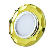 European Luxury Crystal Gold Black White Led Downlight For Living Room Corridor 6 8Cm Hole Home Indoor Lighting Recessed Lamp