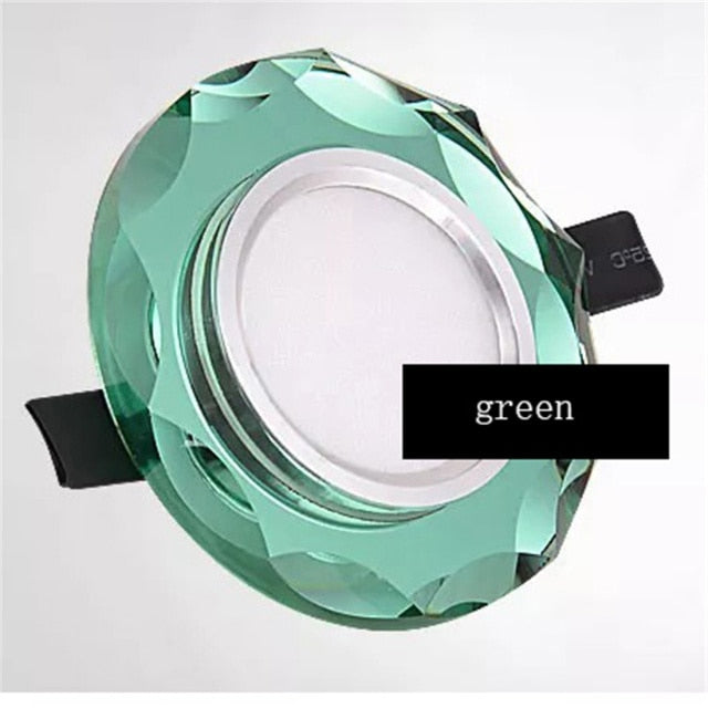 European Luxury Crystal Gold Black White Led Downlight For Living Room Corridor 6 8Cm Hole Home Indoor Lighting Recessed Lamp