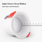 Led Downlights 220v 110v Dimmable Anti Glare Led Ceiling Lamp 7W 12W 18W Recessed led lamp Round Led Light LED Spot Lighting