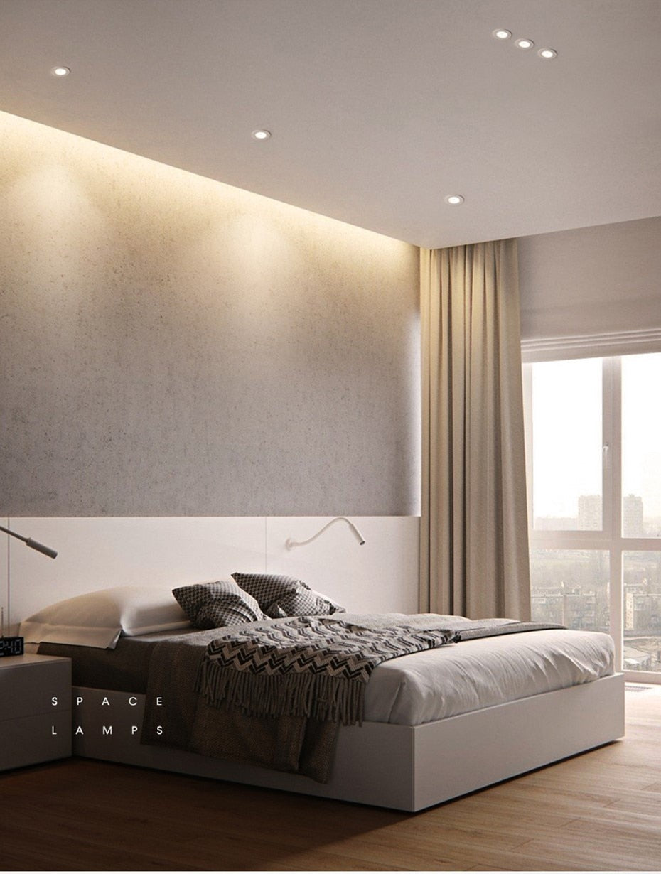 Led Downlights 220v 110v Dimmable Anti Glare Led Ceiling Lamp 7W 12W 18W Recessed led lamp Round Led Light LED Spot Lighting