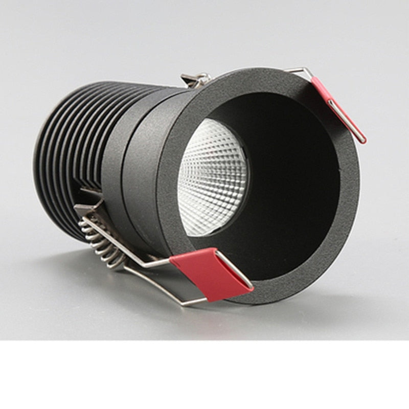 Dimmable LED Downlight ac110-240V Anti glare COB 5W 7W 9W Recessed Led ceiling lamp MINI Spotlights Bulbs Indoor Lighting