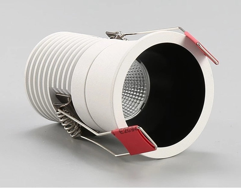 Dimmable LED Downlight ac110-240V Anti glare COB 5W 7W 9W Recessed Led ceiling lamp MINI Spotlights Bulbs Indoor Lighting