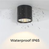 Waterproof IP65 LED Ceiling Downlights Surface Mounted Outdoor Bathroom 7W 12W 18W Toilet Kitchen Cylinder Spot Lighting Fixture
