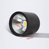 Waterproof IP65 LED Ceiling Downlights Surface Mounted Outdoor Bathroom 7W 12W 18W Toilet Kitchen Cylinder Spot Lighting Fixture