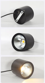 Waterproof IP65 LED Ceiling Downlights Surface Mounted Outdoor Bathroom 7W 12W 18W Toilet Kitchen Cylinder Spot Lighting Fixture