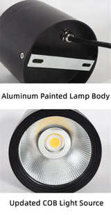 Waterproof IP65 LED Ceiling Downlights Surface Mounted Outdoor Bathroom 7W 12W 18W Toilet Kitchen Cylinder Spot Lighting Fixture