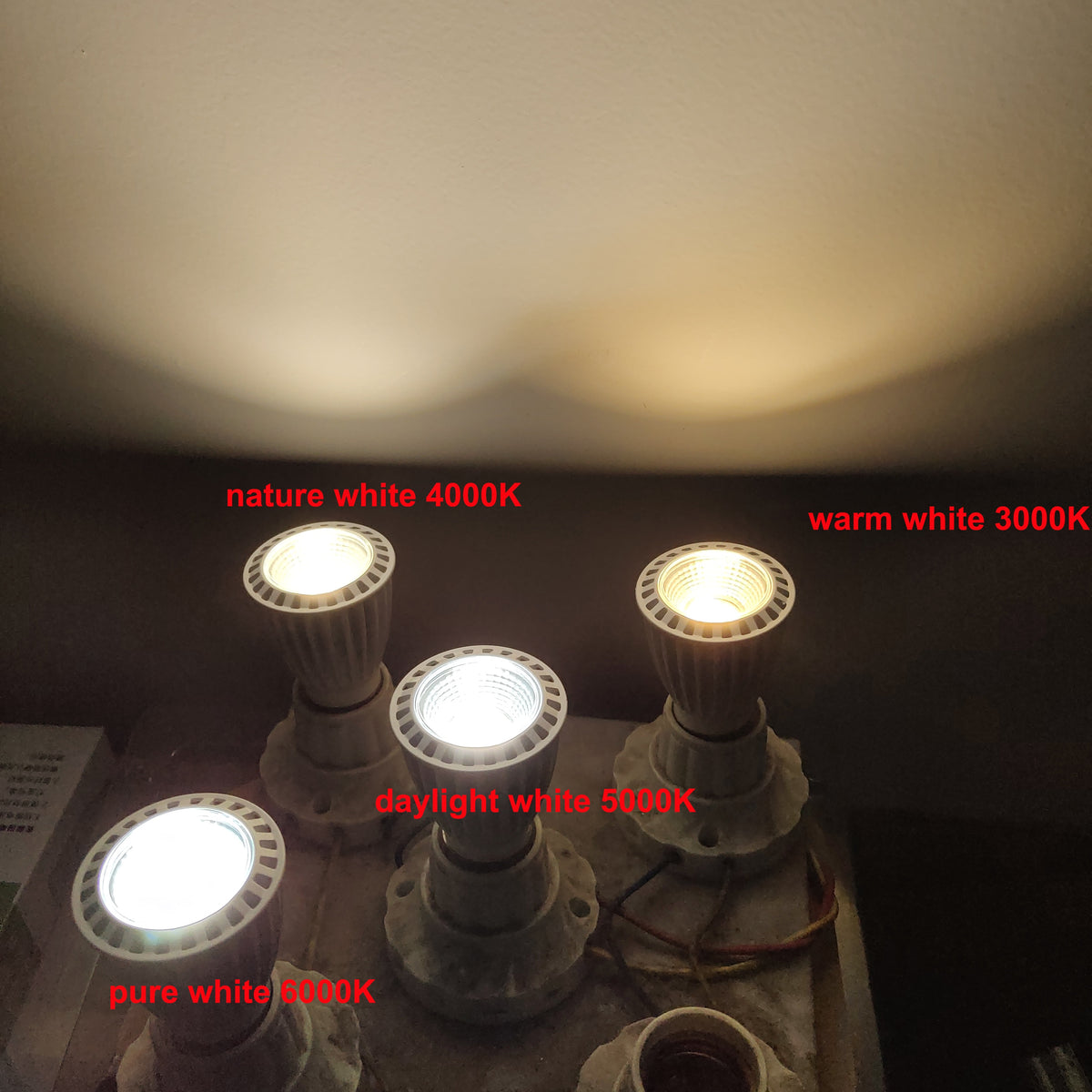 Ra 95 Led High CRI RA 95+ E27 7W COB LED Bulb Lamp LED Spotlight Downlight Lamp ...