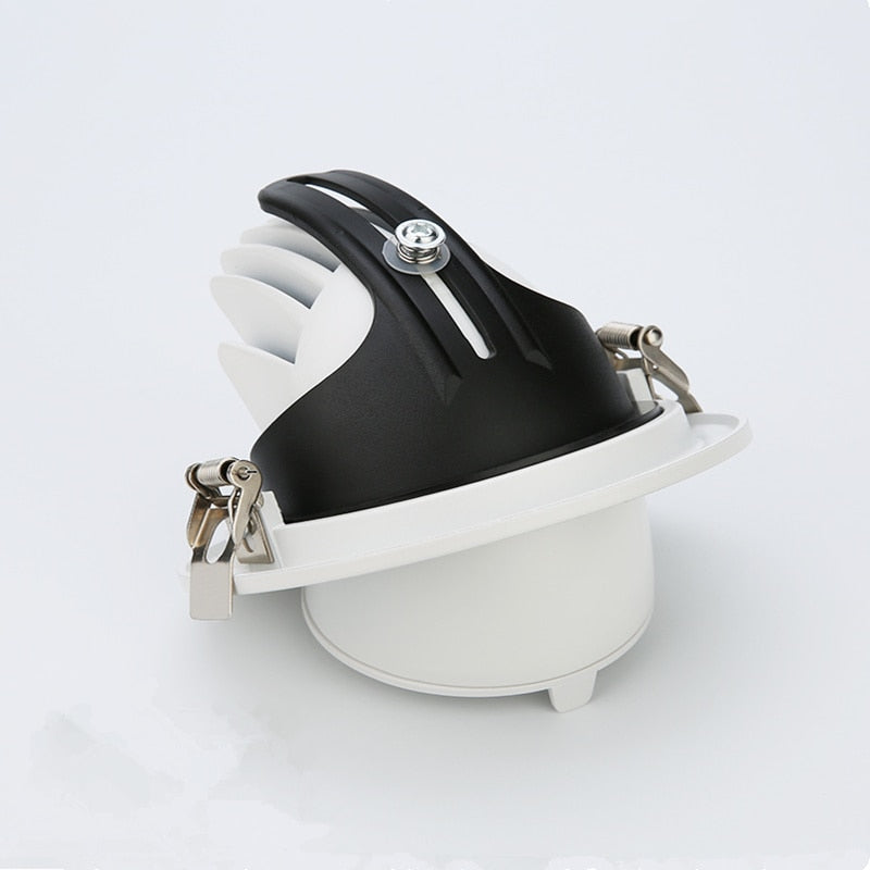 Trunk Shape LED Downlight 10W 15W 25W Recessed Ceiling Spot Down Light 360 Degree Adjustable AC85-265V Indoor Lighting for Home