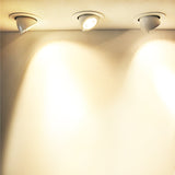 Trunk Shape LED Downlight 10W 15W 25W Recessed Ceiling Spot Down Light 360 Degree Adjustable AC85-265V Indoor Lighting for Home