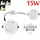 Dimmable LED Recessed Ceiling Downlight 18W 15W 12W 9W 7W 5W 3W Light Lamp 110V 220V With Driver Spot Light Indoor Lighting