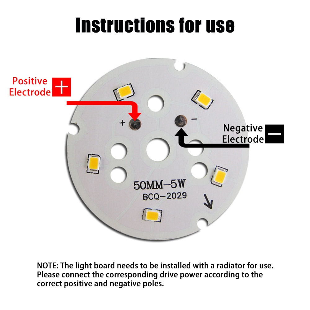 LED Chip 240-260mA 5pcs/lot Rail Light Source 3w 5w 7w 9w 12w 18w Lamp Board 2835 Lens Warm White For Downlight Ceiling Light