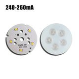 LED Chip 240-260mA 5pcs/lot Rail Light Source 3w 5w 7w 9w 12w 18w Lamp Board 2835 Lens Warm White For Downlight Ceiling Light