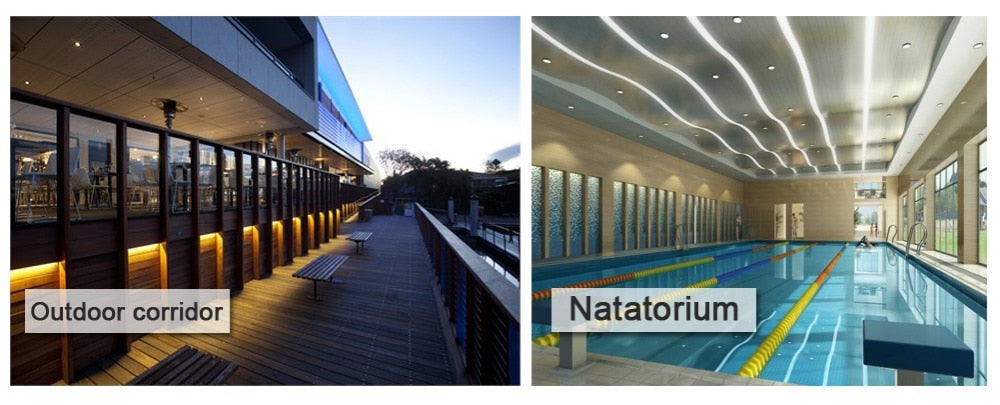 LED Downlight 90mm 3.5inch, 5w 7w Open hole size 80mm 3inch AC 85-265V IP65 for outdoor bathroom Sauna room Ceiling Spot Light