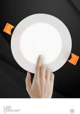 LED ceiling light Ultra thin 3W/6W/9W/12W/15W/18W/24W LED Ceiling Recessed Grid Downlight / Slim Round/Home Decor Bedroom Kitche