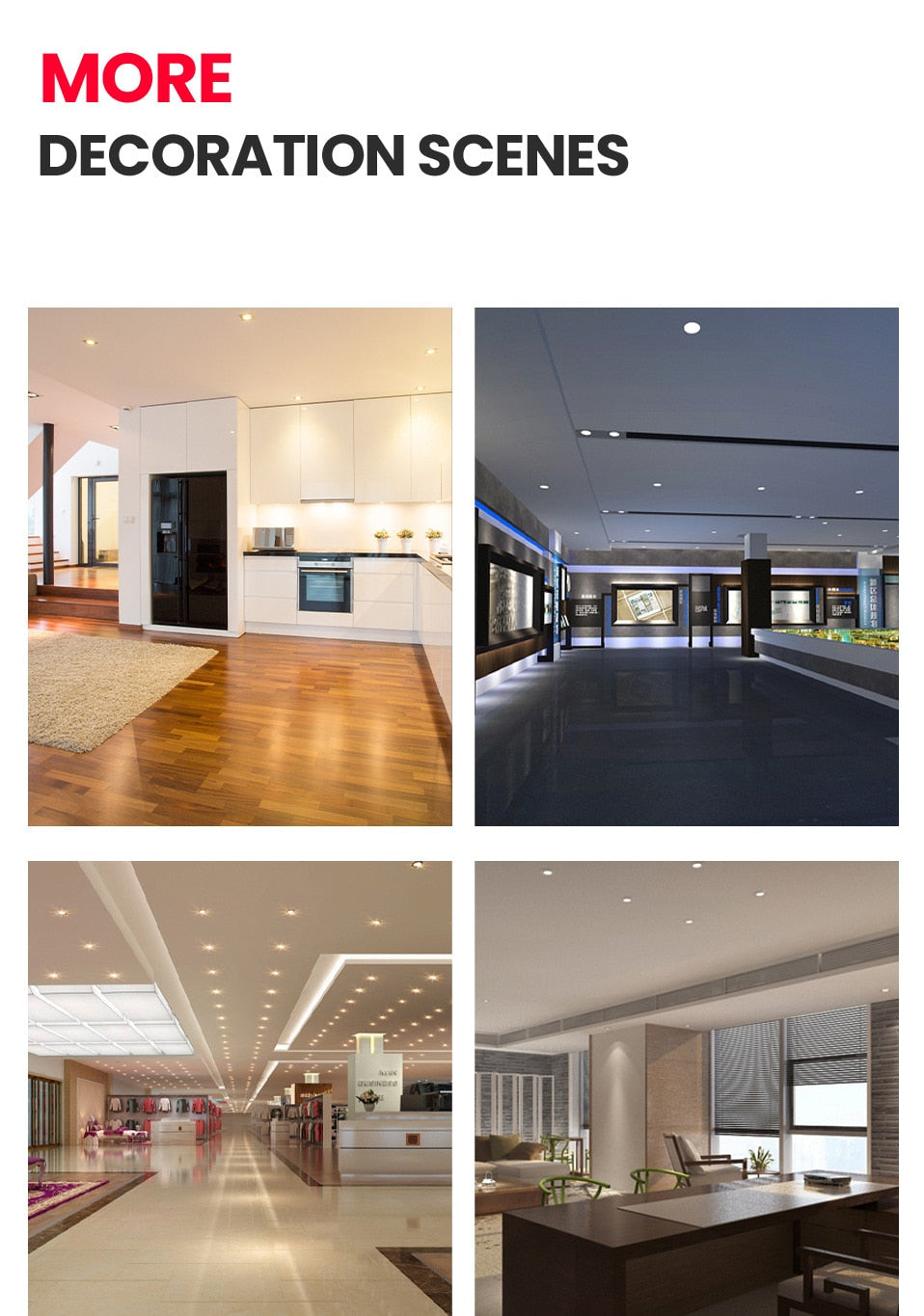 LED ceiling light Ultra thin 3W/6W/9W/12W/15W/18W/24W LED Ceiling Recessed Grid Downlight / Slim Round/Home Decor Bedroom Kitche