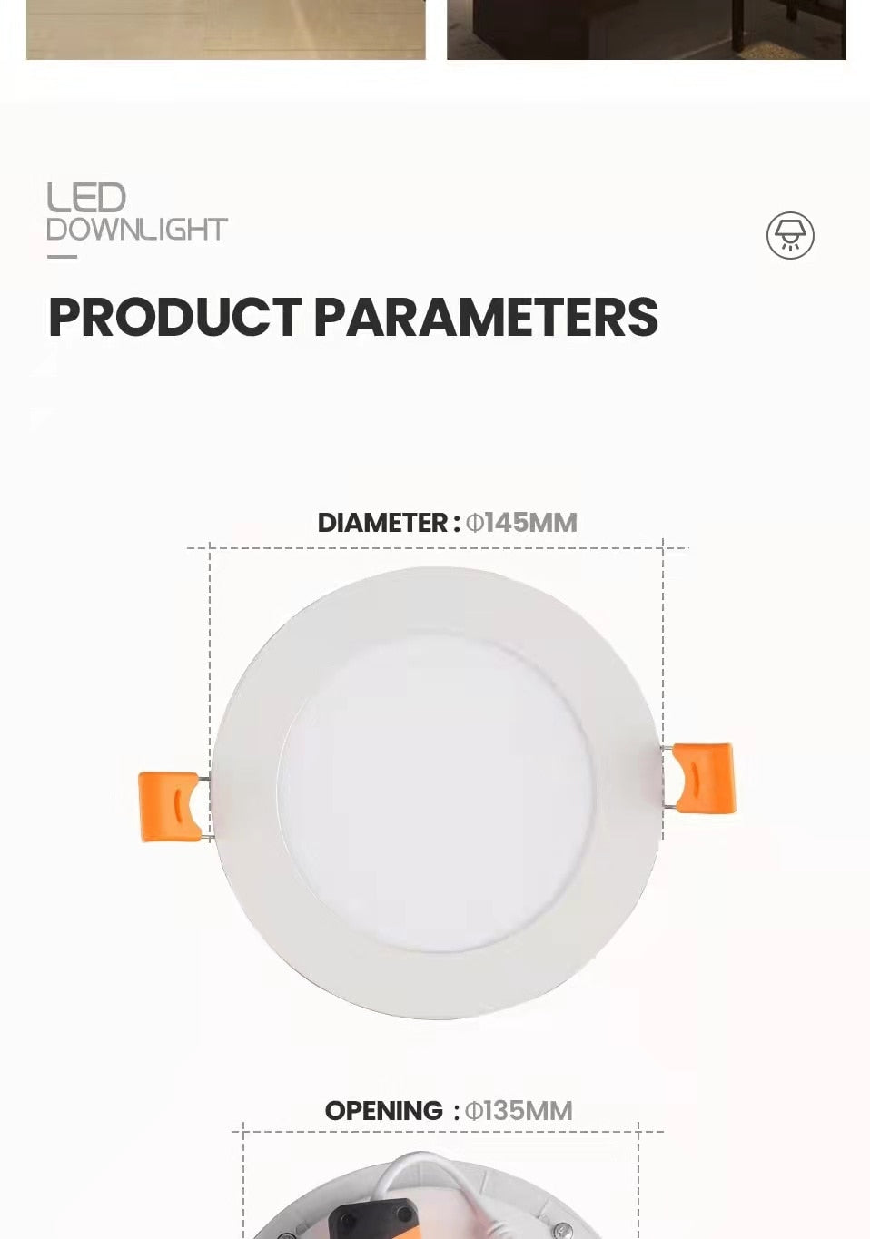 LED ceiling light Ultra thin 3W/6W/9W/12W/15W/18W/24W LED Ceiling Recessed Grid Downlight / Slim Round/Home Decor Bedroom Kitche