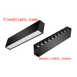 Frameless surface mounted Downlight AC110V-240V LED Linear Bar Lamp Aluminum Ceiling Light Long Strip Corridor Bedroom Decor
