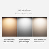 Downlight Hole Embedded Household Hotel Aisle Shop Commercial Narrow Edge Anti Glare Led Three Color Ceiling Downlight