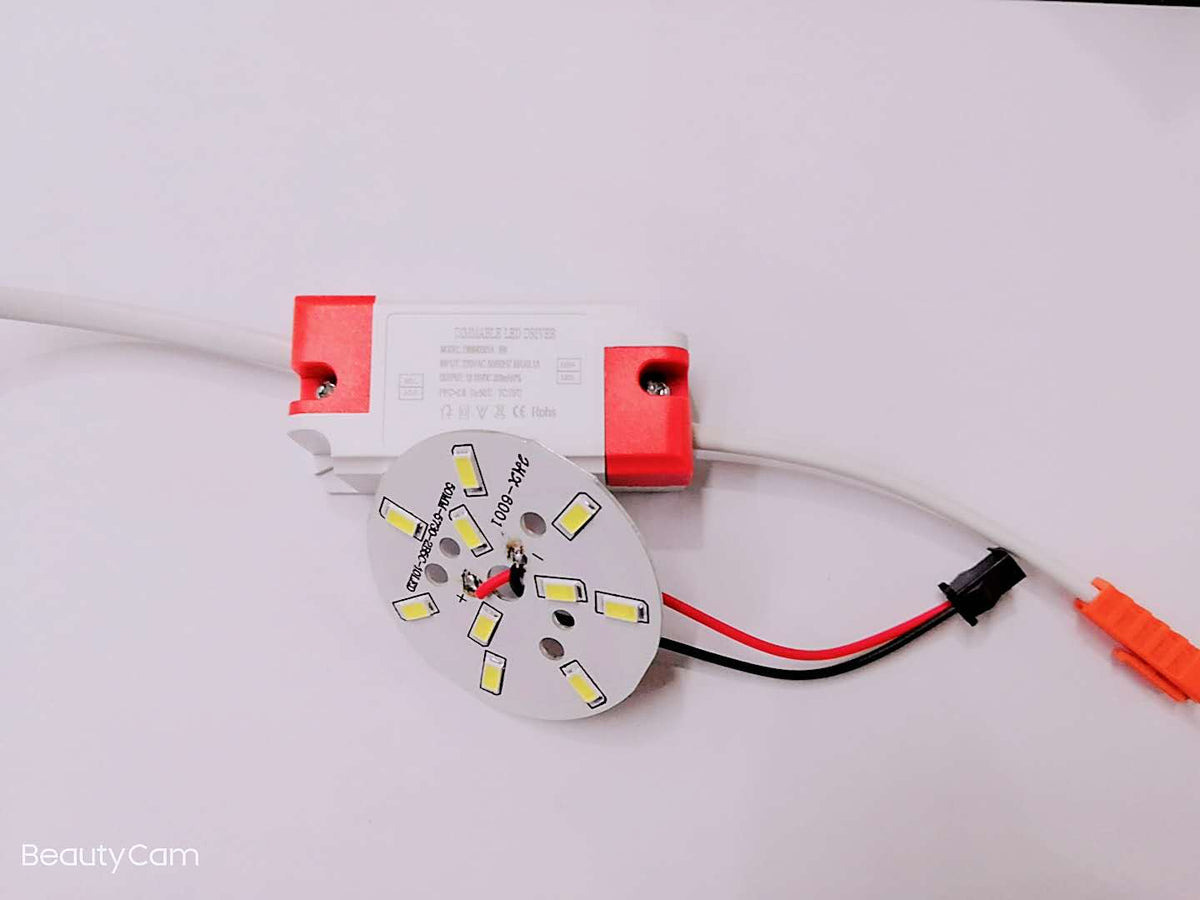 LED Downlight 3W 5W 7W 12W 18W 24W 5730 SMD Light Board Led Lamp Panel For Ceiling Downlight + AC 100-265V LED power supply driver Dimmable