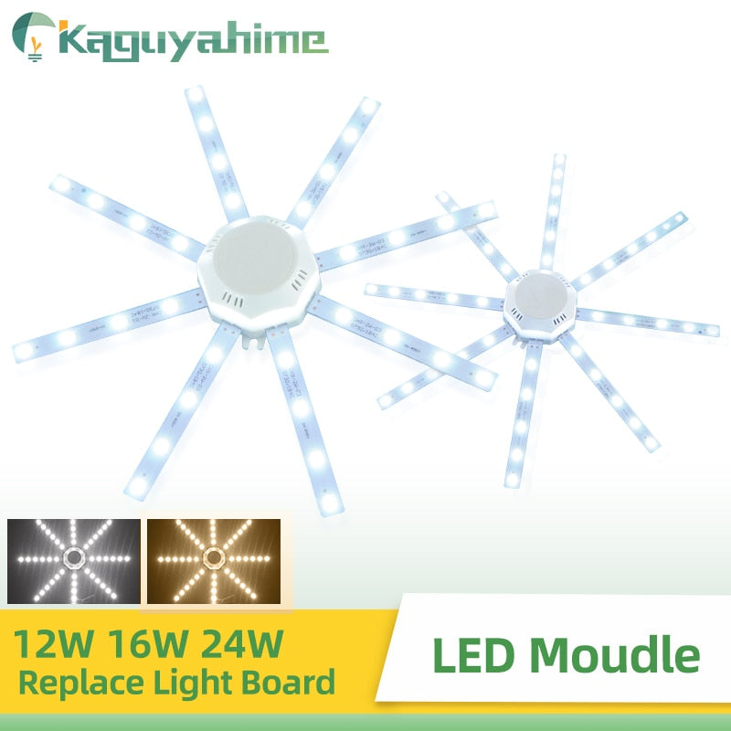 K-RU 12W-36W Magnetic LED Module Light 220V 240V Led Downlight Magnet Accessory Octopus Plate Ring 16W 20W Led Lamp For Ceiling