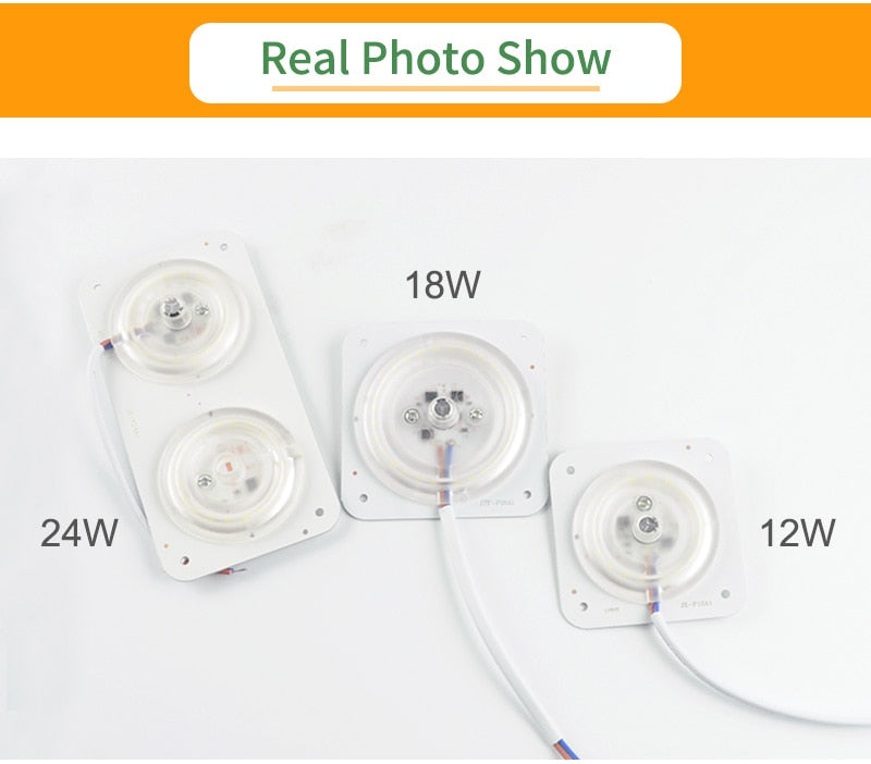 K-RU 12W-36W Magnetic LED Module Light 220V 240V Led Downlight Magnet Accessory Octopus Plate Ring 16W 20W Led Lamp For Ceiling