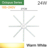 K-RU 12W-36W Magnetic LED Module Light 220V 240V Led Downlight Magnet Accessory Octopus Plate Ring 16W 20W Led Lamp For Ceiling