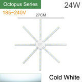 K-RU 12W-36W Magnetic LED Module Light 220V 240V Led Downlight Magnet Accessory Octopus Plate Ring 16W 20W Led Lamp For Ceiling