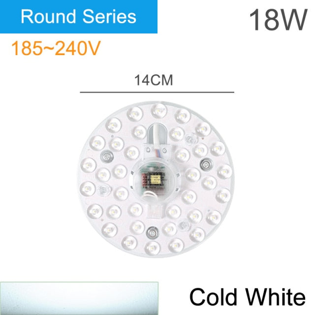 K-RU 12W-36W Magnetic LED Module Light 220V 240V Led Downlight Magnet Accessory Octopus Plate Ring 16W 20W Led Lamp For Ceiling