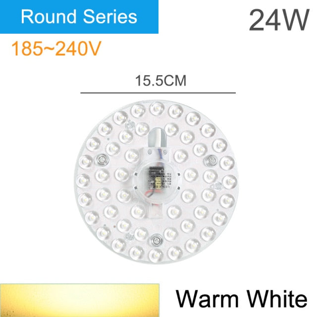K-RU 12W-36W Magnetic LED Module Light 220V 240V Led Downlight Magnet Accessory Octopus Plate Ring 16W 20W Led Lamp For Ceiling