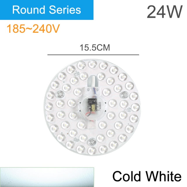 K-RU 12W-36W Magnetic LED Module Light 220V 240V Led Downlight Magnet Accessory Octopus Plate Ring 16W 20W Led Lamp For Ceiling
