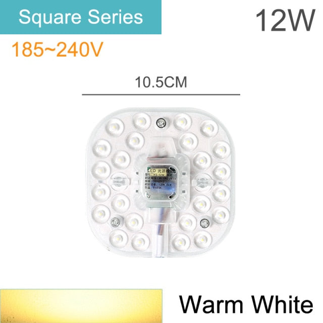 K-RU 12W-36W Magnetic LED Module Light 220V 240V Led Downlight Magnet Accessory Octopus Plate Ring 16W 20W Led Lamp For Ceiling