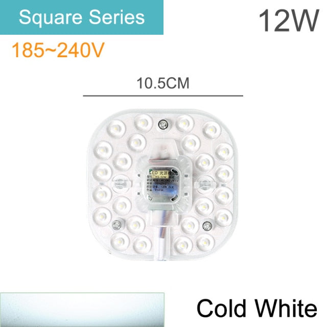 K-RU 12W-36W Magnetic LED Module Light 220V 240V Led Downlight Magnet Accessory Octopus Plate Ring 16W 20W Led Lamp For Ceiling