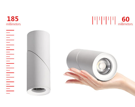 Dimmable Rotating LED Downlights 7W9W12W15W COB LED Ceiling Spot Lights AC110-220V LED Wall Lamp Warm Cold White Indoor Lighting