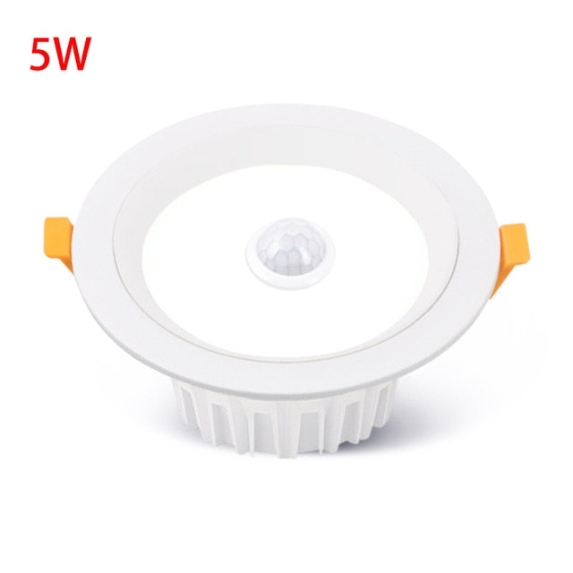 Motion PIR Sensor LED Downlight 3W 5W 7W 9W for Hallway Stairs Depot Kids Room Ceiling Lamps Smart Home Kitchen Indoor Lights