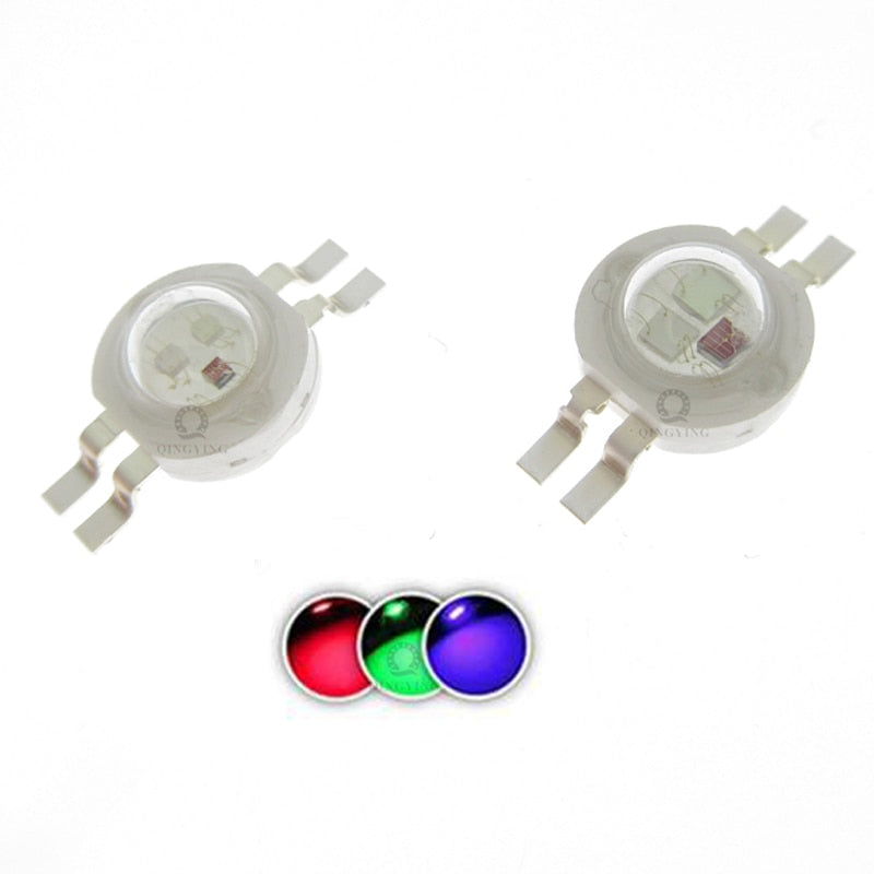 High Power LED Light-Emitting Diode LEDs Chip SMD 50pcs 1W 3W Warm White Red Green Blue Yellow For SpotLight Downlight Lamp Bulb